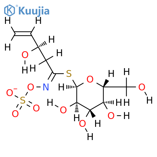 (2S)-2-hydroxy-3-butenyl glucosinolate structure