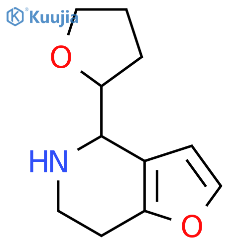 4-(oxolan-2-yl)-4H,5H,6H,7H-furo3,2-cpyridine structure