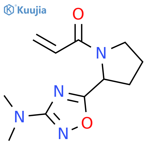 1-{2-3-(dimethylamino)-1,2,4-oxadiazol-5-ylpyrrolidin-1-yl}prop-2-en-1-one structure