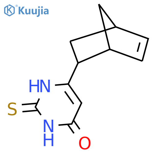 6-((1R,2S,4R)-Bicyclo[2.2.1]hept-5-en-2-yl)-2-thioxo-2,3-dihydropyrimidin-4(1H)-one structure