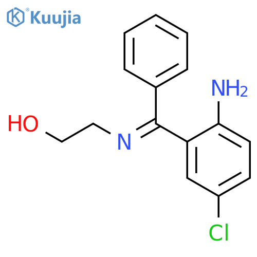 2-Amino-5-chloro-α-phenylbenzylideneaminoethanol structure