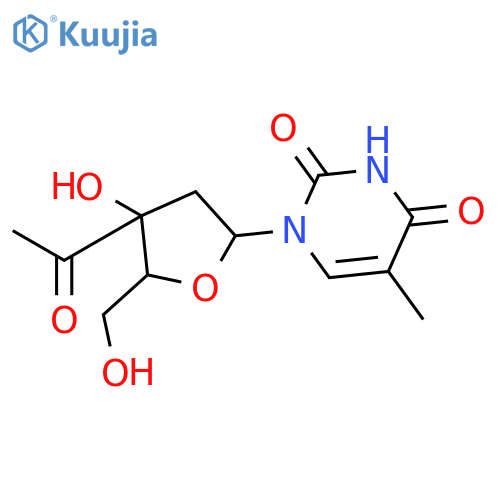 3'-O-Acetylthymidine structure