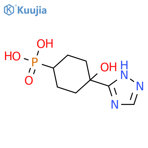 PHOSPHONIC ACID, [4-HYDROXY-4-(1H-1,2,4-TRIAZOL-3-YL)CYCLOHEXYL]- structure