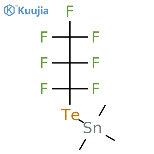 Stannane, [(heptafluoropropyl)telluro]trimethyl- structure