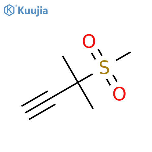 3-methyl-3-methylsulfonyl-but-1-yne structure