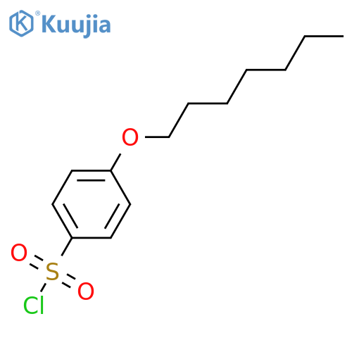 4-Heptyloxybenzenesulfonyl chloride structure