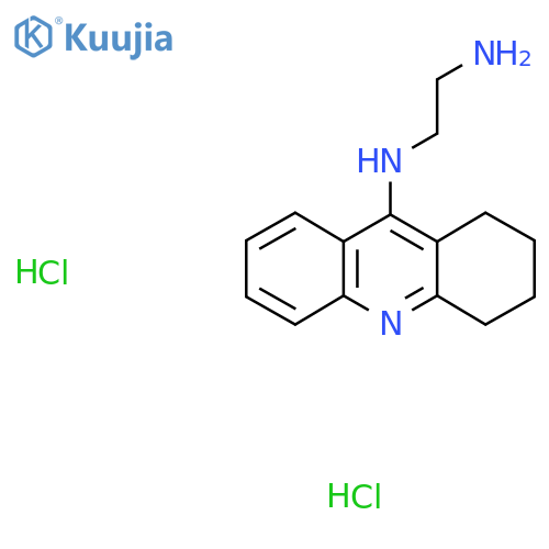 N-(1,2,3,4-Tetrahydroacridin-9-yl)ethane-1,2-diamine dihydrochloride structure