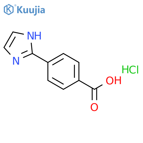 4-(1H-Imidazol-2-yl)benzoic acid hydrochloride structure