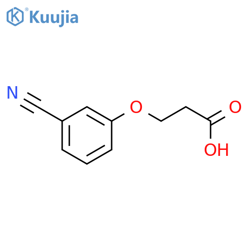 3-(3-cyanophenoxy)propanoic acid structure
