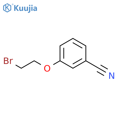 3-(2-bromoethoxy)Benzonitrile structure