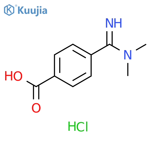 4-[(diMethylaMino)iMinoMethyl] benzoic aicd HCL structure