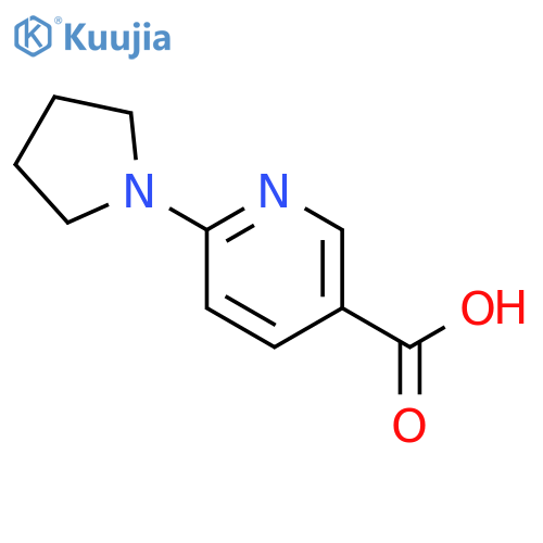 6-(pyrrolidin-1-yl)pyridine-3-carboxylic acid structure