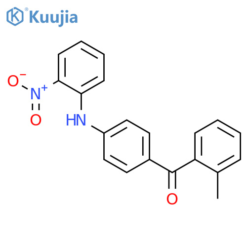 Methanone, (2-methylphenyl)[4-[(2-nitrophenyl)amino]phenyl]- structure