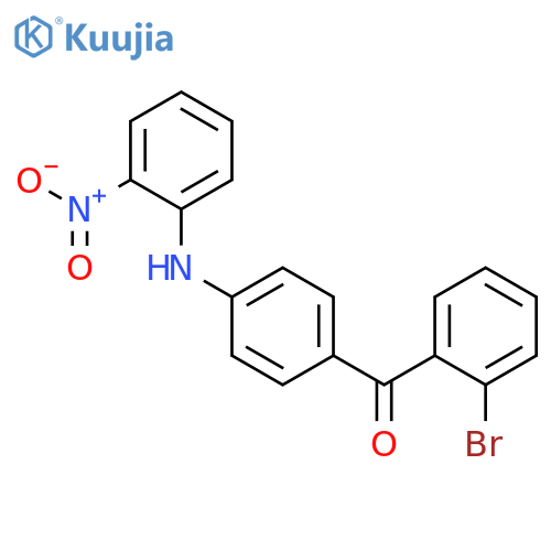 Methanone, (2-bromophenyl)[4-[(2-nitrophenyl)amino]phenyl]- structure