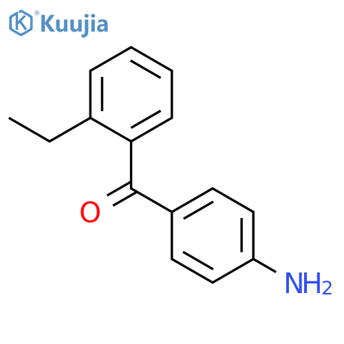 Methanone, (4-aminophenyl)(2-ethylphenyl)- structure