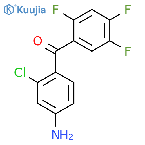 Methanone, (4-amino-2-chlorophenyl)(2,4,5-trifluorophenyl)- structure