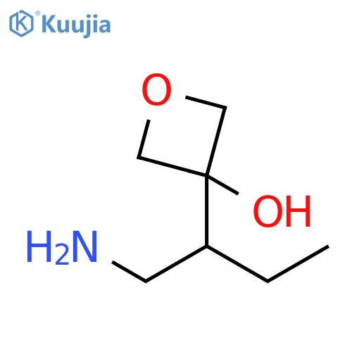 3-Oxetanol, 3-[1-(aminomethyl)propyl]- structure