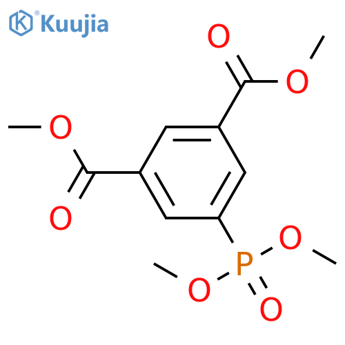 1,3-Benzenedicarboxylic acid, 5-(dimethoxyphosphinyl)-, dimethyl ester structure