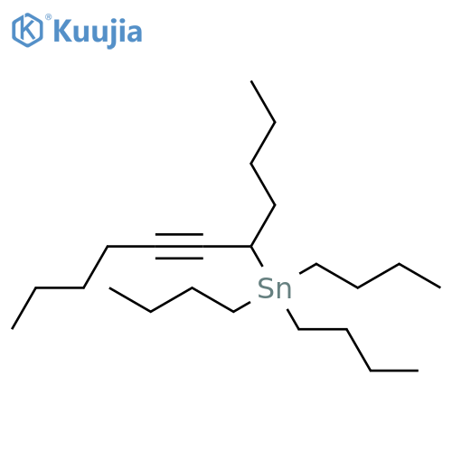 Stannane, tributyl(1-butyl-2-heptynyl)- structure