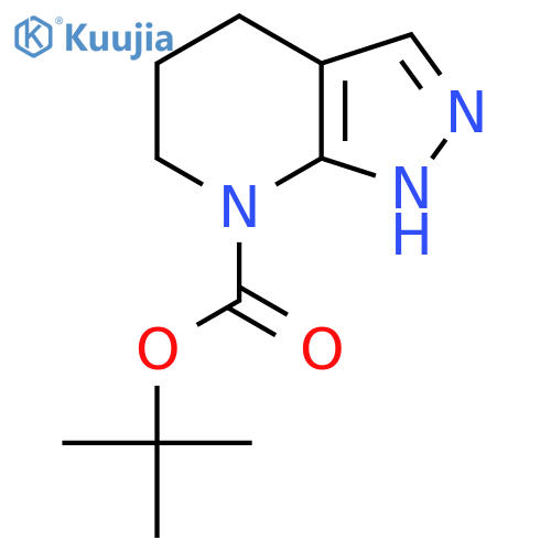 Tert-Butyl 5,6-dihydro-1H-pyrazolo[3,4-b]pyridine-7(4H)-carboxylate structure