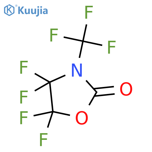2-Oxazolidinone, 4,4,5,5-tetrafluoro-3-(trifluoromethyl)- structure