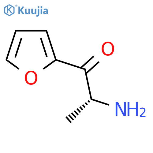 (2R)-2-amino-1-(furan-2-yl)propan-1-one structure
