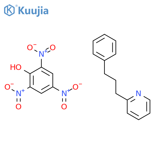 2,4,6-trinitrophenol - 2-(3-phenylpropyl)pyridine (1:1) structure