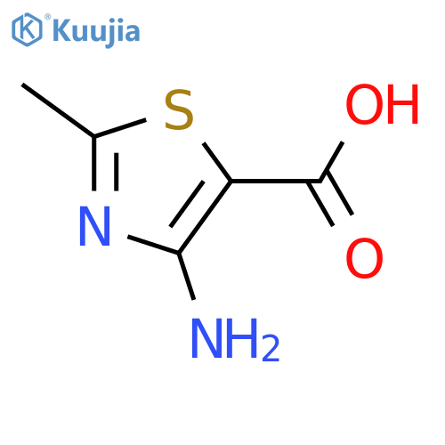 4-amino-2-methyl-1,3-thiazole-5-carboxylic acid structure
