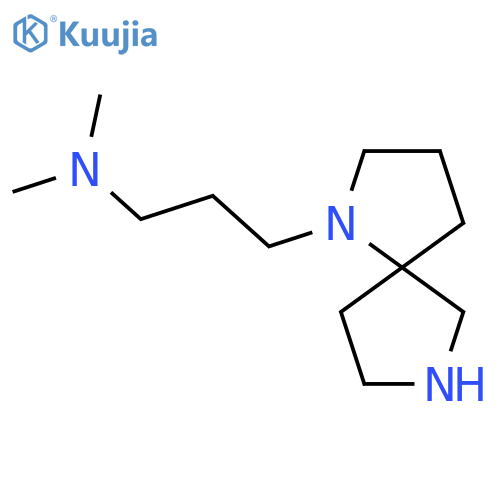 (3-{1,7-diazaspiro4.4nonan-1-yl}propyl)dimethylamine structure