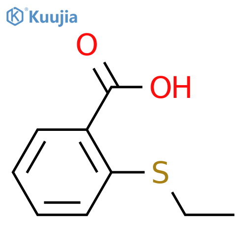 2-(ethylsulfanyl)benzoic acid structure
