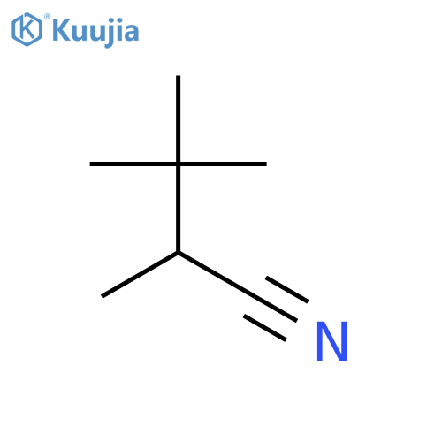 2,3,3-trimethylbutanenitrile structure