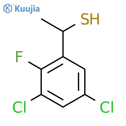 1-(3,5-dichloro-2-fluorophenyl)ethane-1-thiol structure
