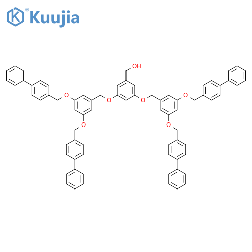 Benzenemethanol,3,5-bis[[3,5-bis([1,1'-biphenyl]-4-ylmethoxy)phenyl]methoxy]- structure