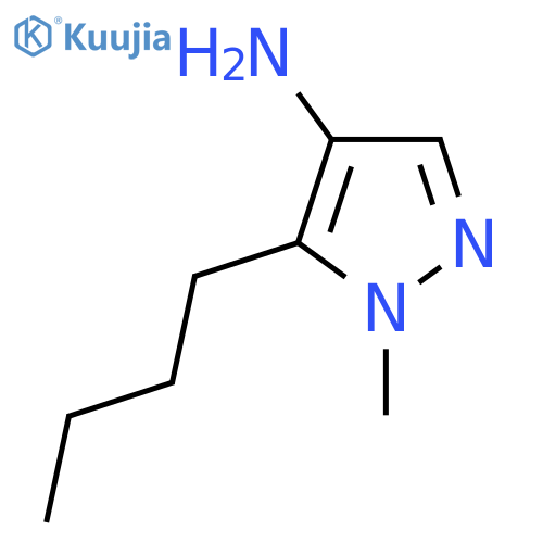 5-butyl-1-methyl-1H-pyrazol-4-amine structure