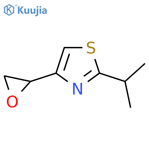 4-(oxiran-2-yl)-2-(propan-2-yl)-1,3-thiazole structure