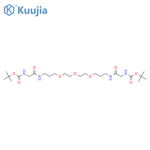 Bis-(Boc-Gly-amido-propane)-PEG3 structure