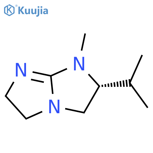 H-Imidazo[1,2-a]imidazole,2,3,5,6-tetrahydro-1-methyl-2-(1-methylethyl)-,(2R)-(9CI) structure