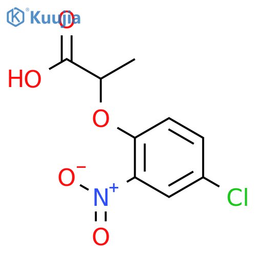 2-(4-Chloro-2-nitrophenoxy)propanoic Acid structure