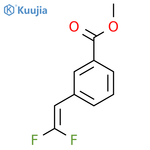 Methyl 3-(2,2-difluorovinyl)benzoate structure
