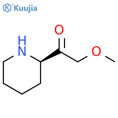 Ethanone, 2-methoxy-1-(2R)-2-piperidinyl- structure