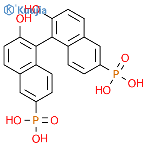 Phosphonic acid, (2,2'-dihydroxy[1,1'-binaphthalene]-6,6'-diyl)bis- structure