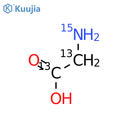 Glycine-13C2,15N structure