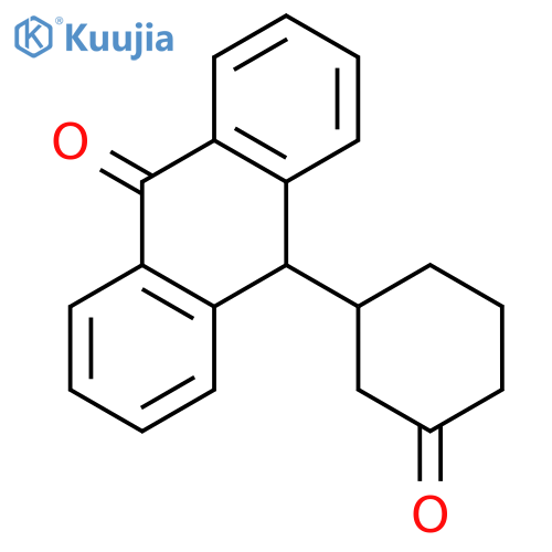 9(10H)-Anthracenone, 10-(3-oxocyclohexyl)- structure