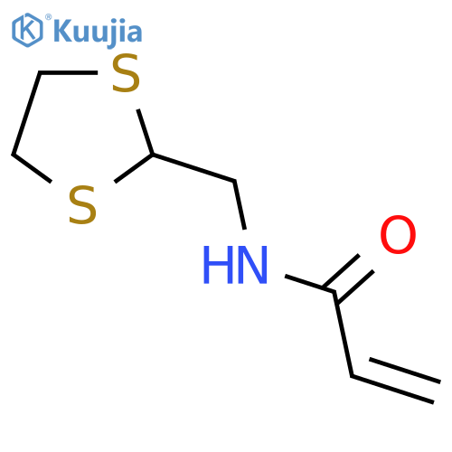 N-(1,3-dithiolan-2-yl)methylprop-2-enamide structure