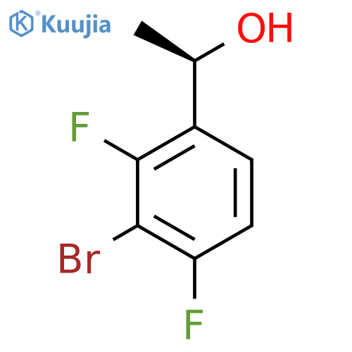 (1R)-1-(3-bromo-2,4-difluorophenyl)ethan-1-ol structure