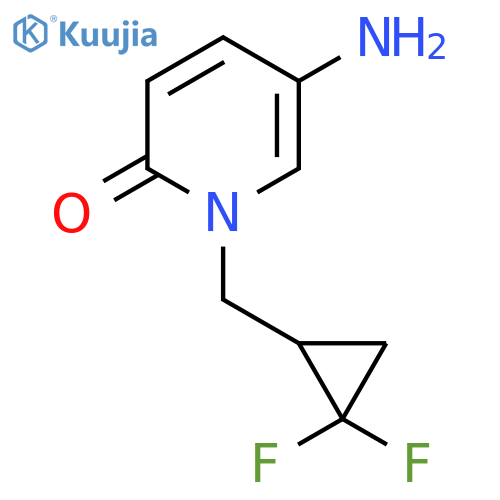 5-amino-1-(2,2-difluorocyclopropyl)methyl-1,2-dihydropyridin-2-one structure