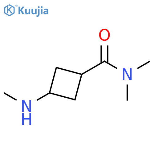 Cyclobutanecarboxamide, N,N-dimethyl-3-(methylamino)- structure