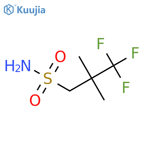 3,3,3-Trifluoro-2,2-dimethylpropane-1-sulfonamide structure