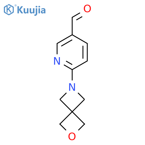 6-{2-Oxa-6-azaspiro[3.3]heptan-6-yl}pyridine-3-carbaldehyde structure
