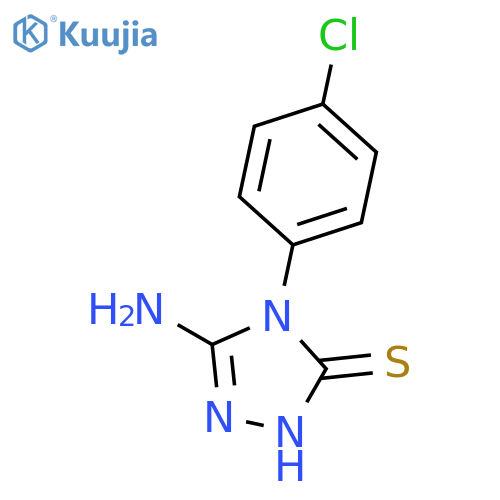 3H-1,2,4-Triazole-3-thione,5-amino-4-(4-chlorophenyl)-2,4-dihydro- structure